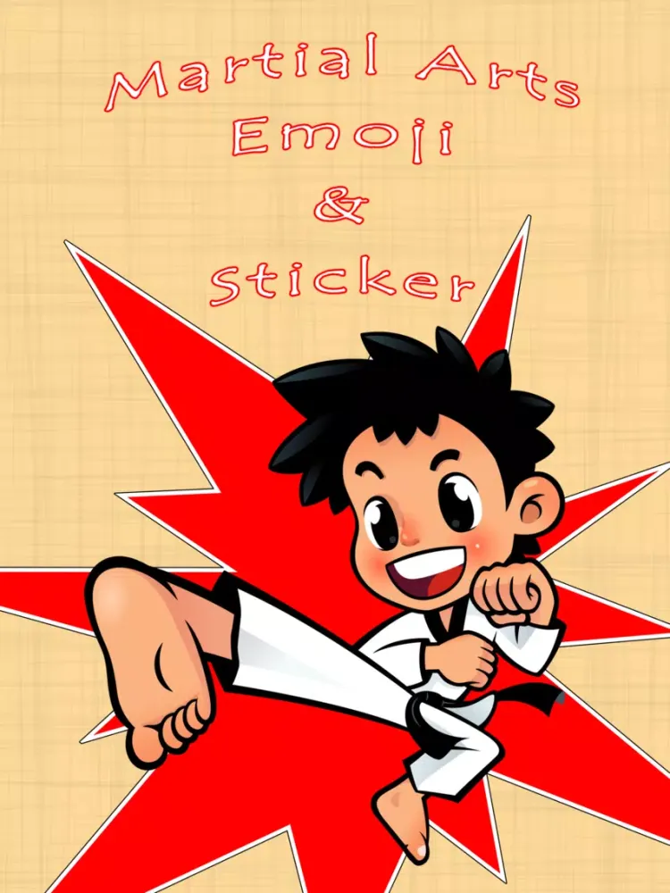Capturas de tela do Fun And Cute Martial Arts Emoji Stickers Pack iPad 