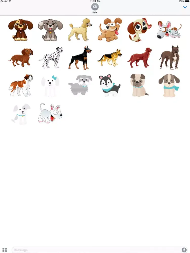 My Dog World Stickers iPad 应用截图