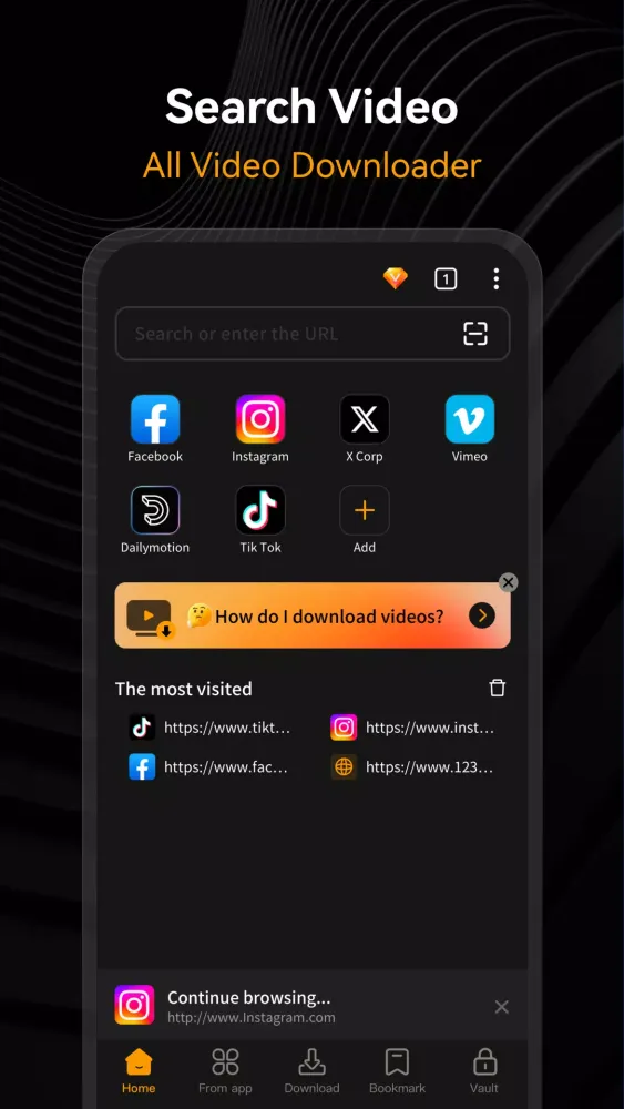Capturas de pantalla de All Video Downloader