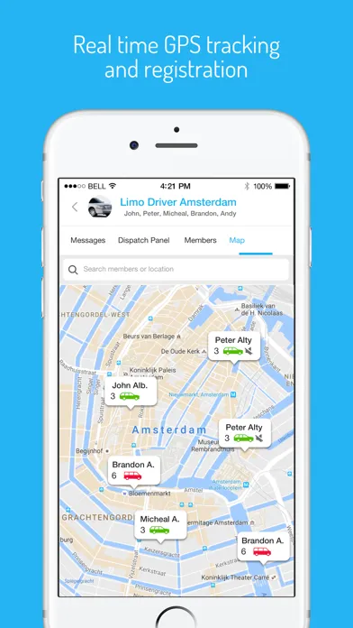 Tangkapan layar YourDriverApp