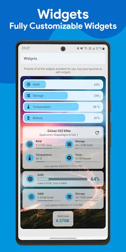 Device Info: Phone CPU, System স্ক্রিনশট