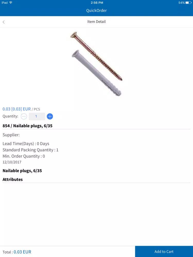 YTWO QuickOrder iPad  स्क्रीनशॉट