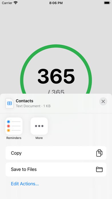 Export Contacts to CSV应用截图
