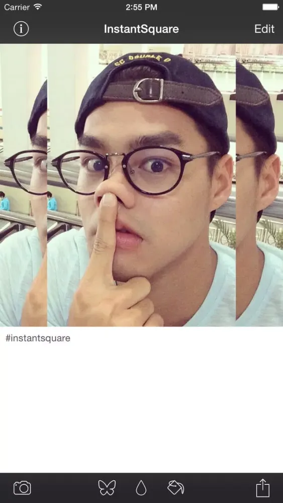 InstantSquare Pro - Post Entire Photo (Blur Border) for Instagram Without Cropping Screenshots