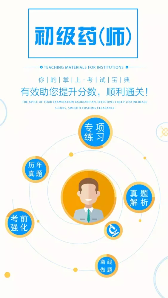 Ảnh chụp màn hình của 初级药师考试题库 2018最新版