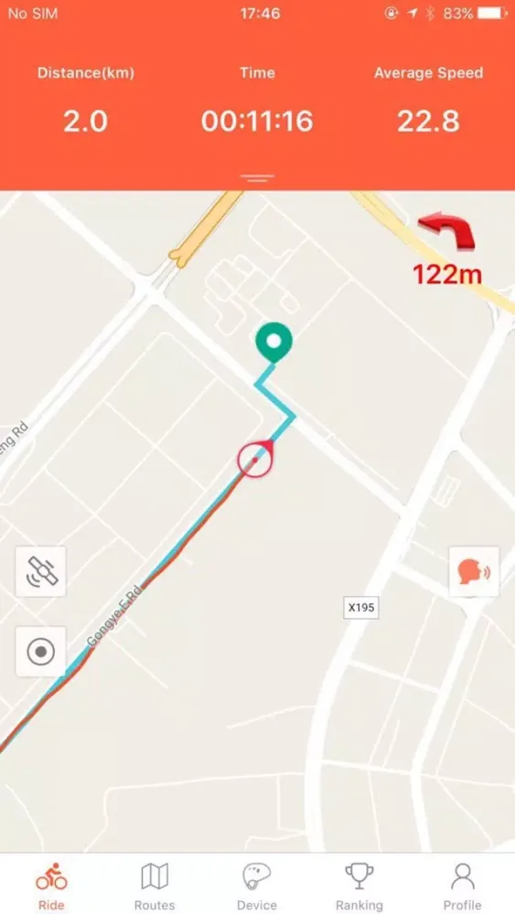 Zrzuty ekranu COROS Linx