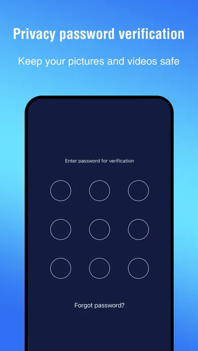 Tangkapan skrin Privacy album Manager