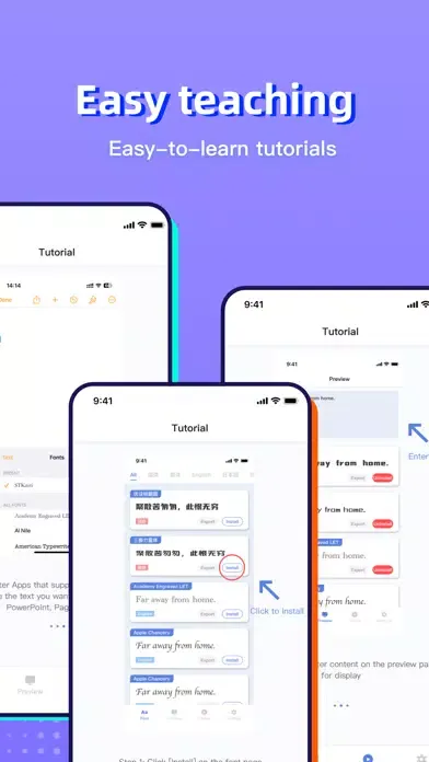 Fun Fonts - Fonts Install Ekran Görüntüleri