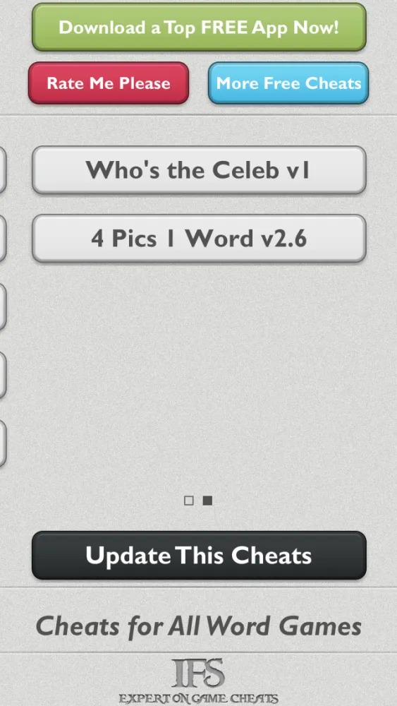 Cheats for 4 Pics 1 Word & Other Word Games Screenshots