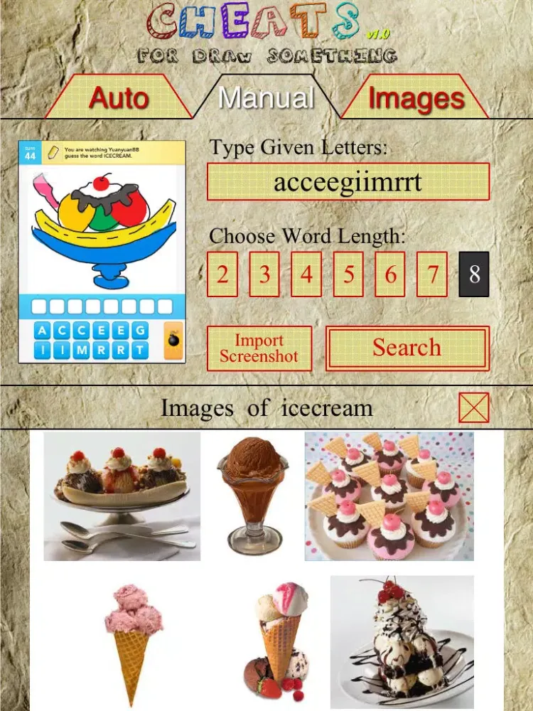 Capturas de tela do Cheats for Draw Something Free iPad 