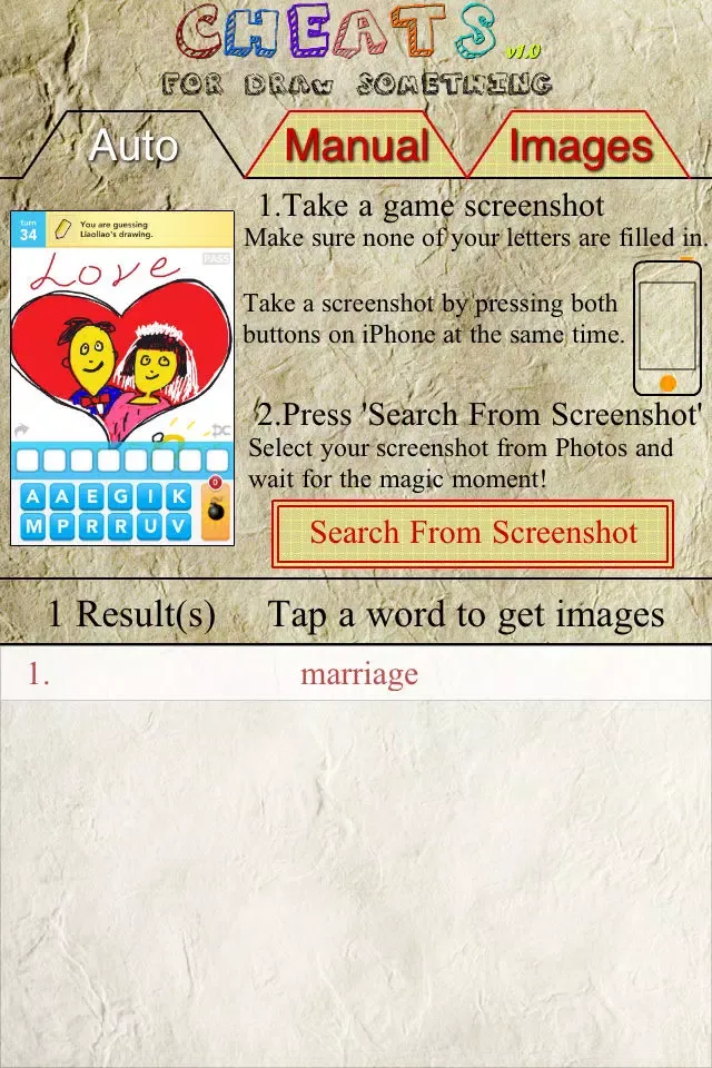 Capturas de tela do Cheats for Draw Something Free