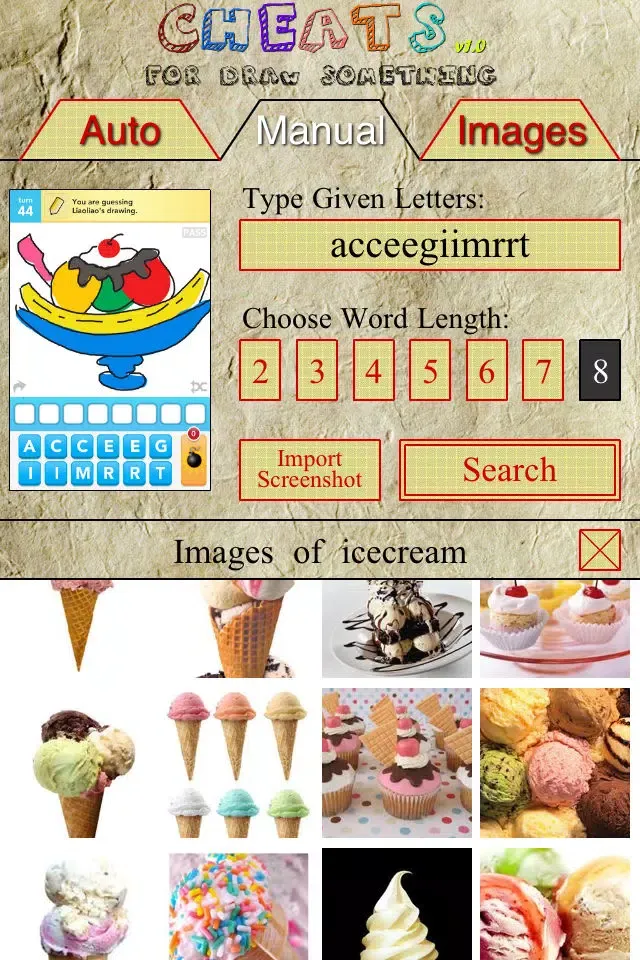 Capturas de tela do Cheats for Draw Something Free
