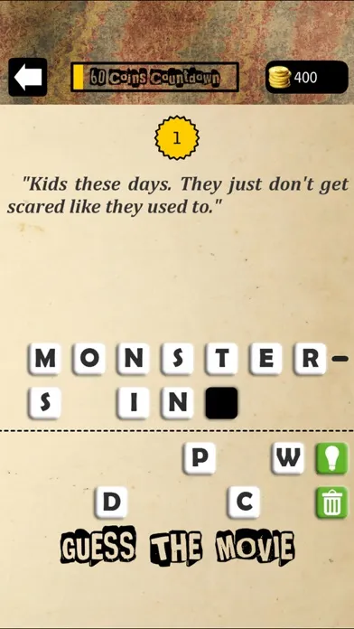 Guess the Movie - Quiz Game Screenshots