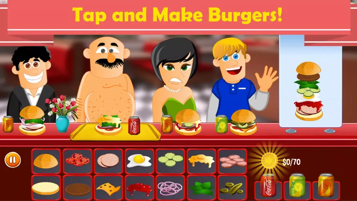 Ảnh chụp màn hình của Burger Money: Cooking Game