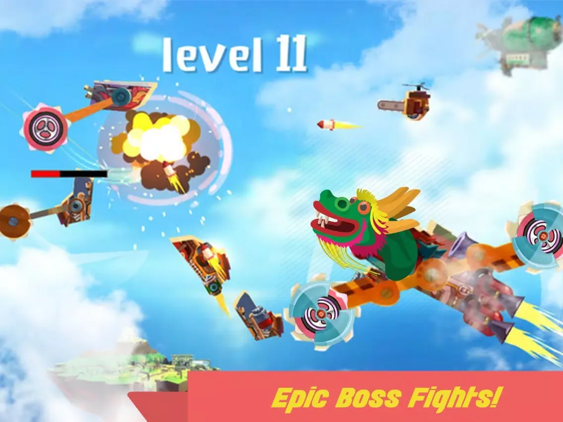 Sky Wars: Battle Robots iPad  Ekran Görüntüleri