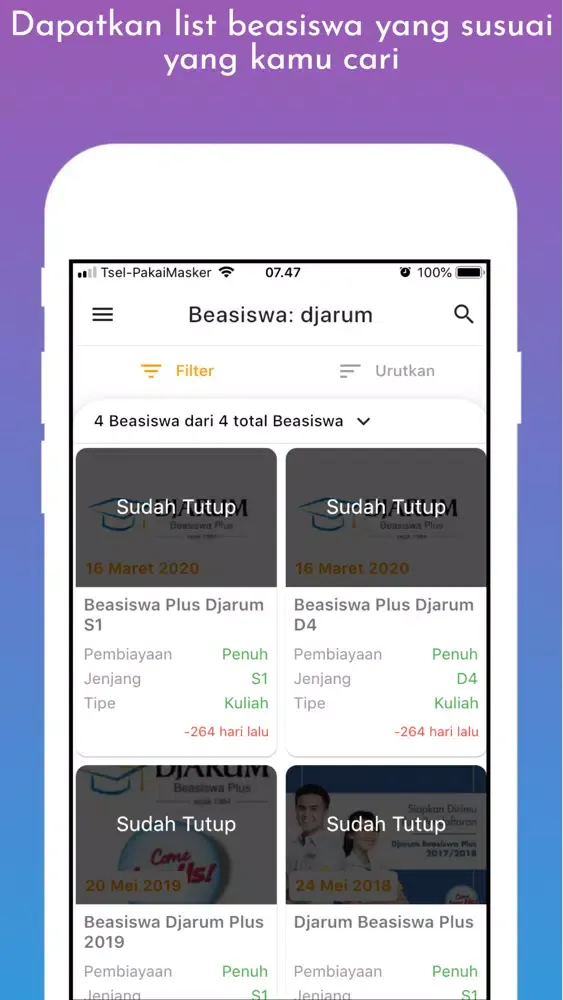Info Beasiswa Screenshots