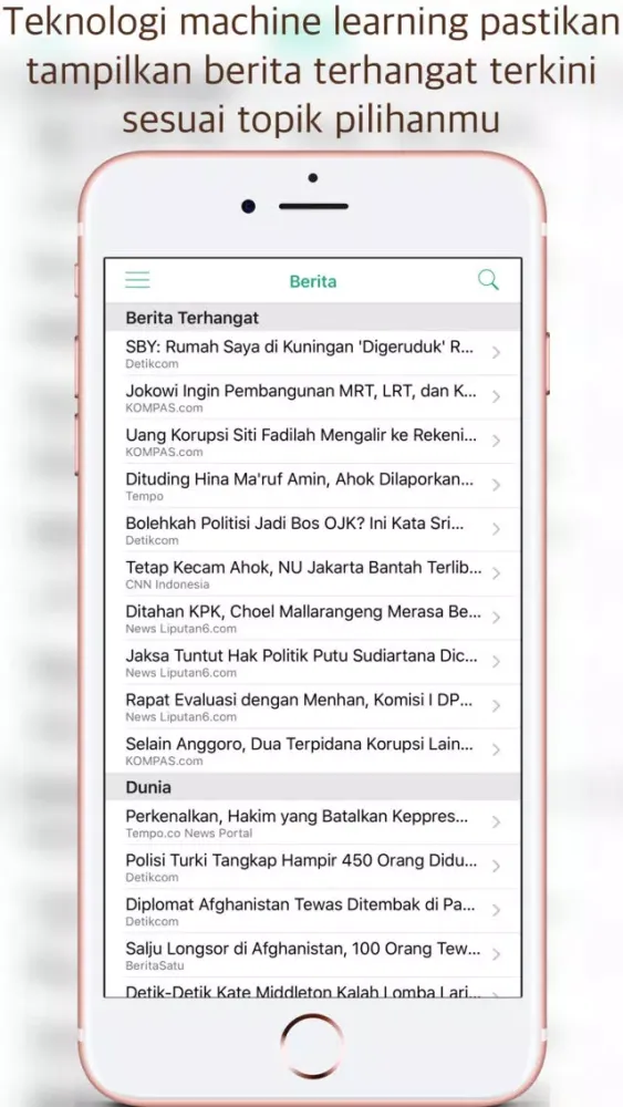 Berita -Rangkuman Berita Terhangat Berbagai Sumber Screenshots