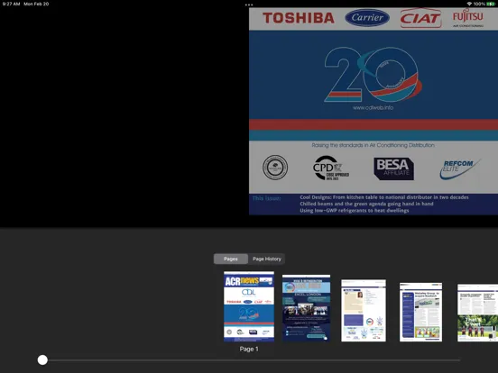 Captures d'écran de HVACR HUB app iPad 