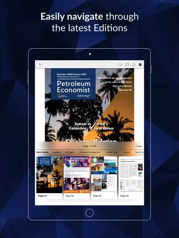ภาพหน้าจอของ Petroleum Economist iPad 