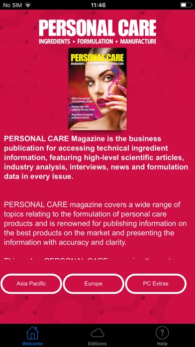 Tangkapan layar PERSONAL CARE MAGAZINE