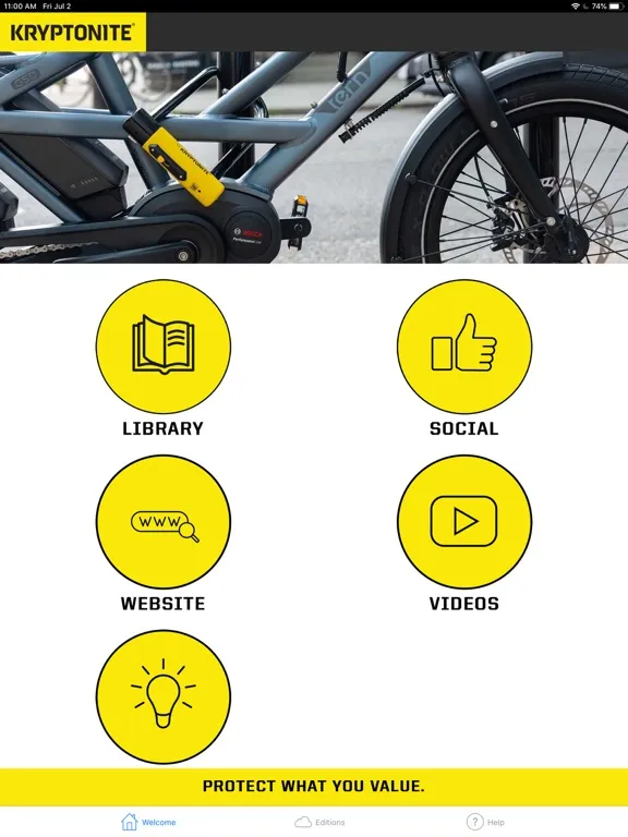 Kryptonite Locks & Lights App iPad  স্ক্রিনশট