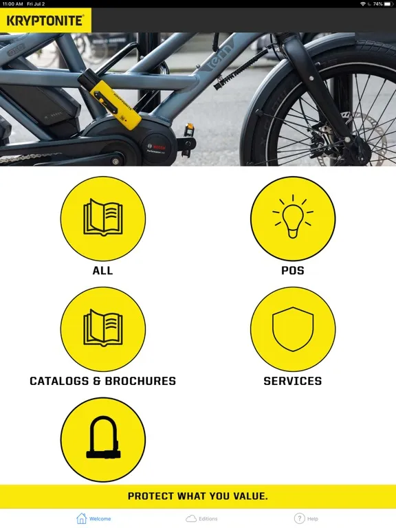 Kryptonite Locks & Lights App iPad  স্ক্রিনশট