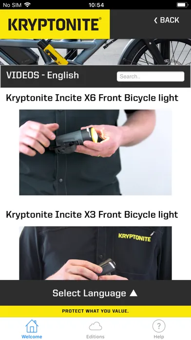 Kryptonite Locks & Lights App স্ক্রিনশট
