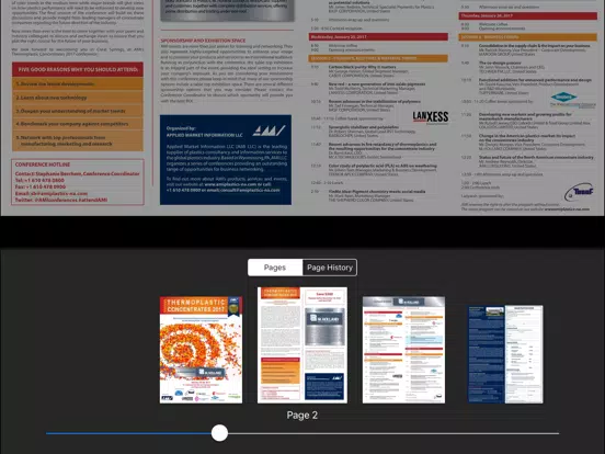 Capturas de pantalla de AMI Conferences iPad 