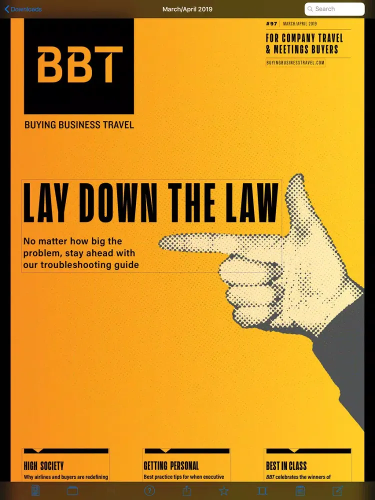 Capturas de tela do Buying Business Travel iPad 
