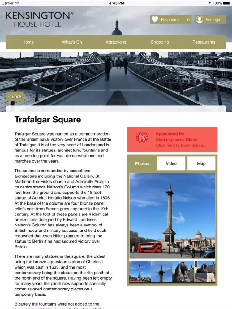 Kensington House – London Guide iPad  سکرین شاٹس
