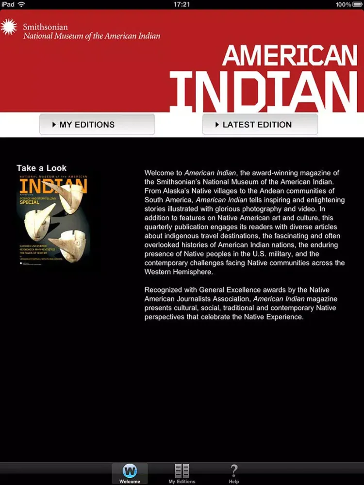 صور American Indian Magazine iPad 