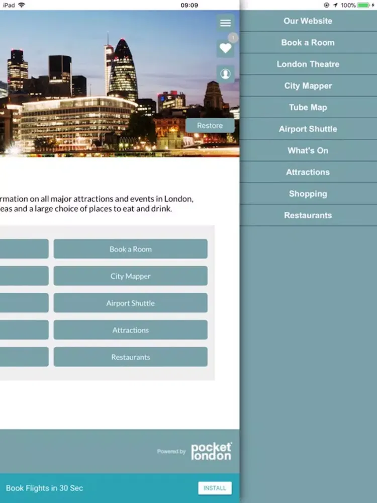 ภาพหน้าจอของ Prestige Apartments iPad 