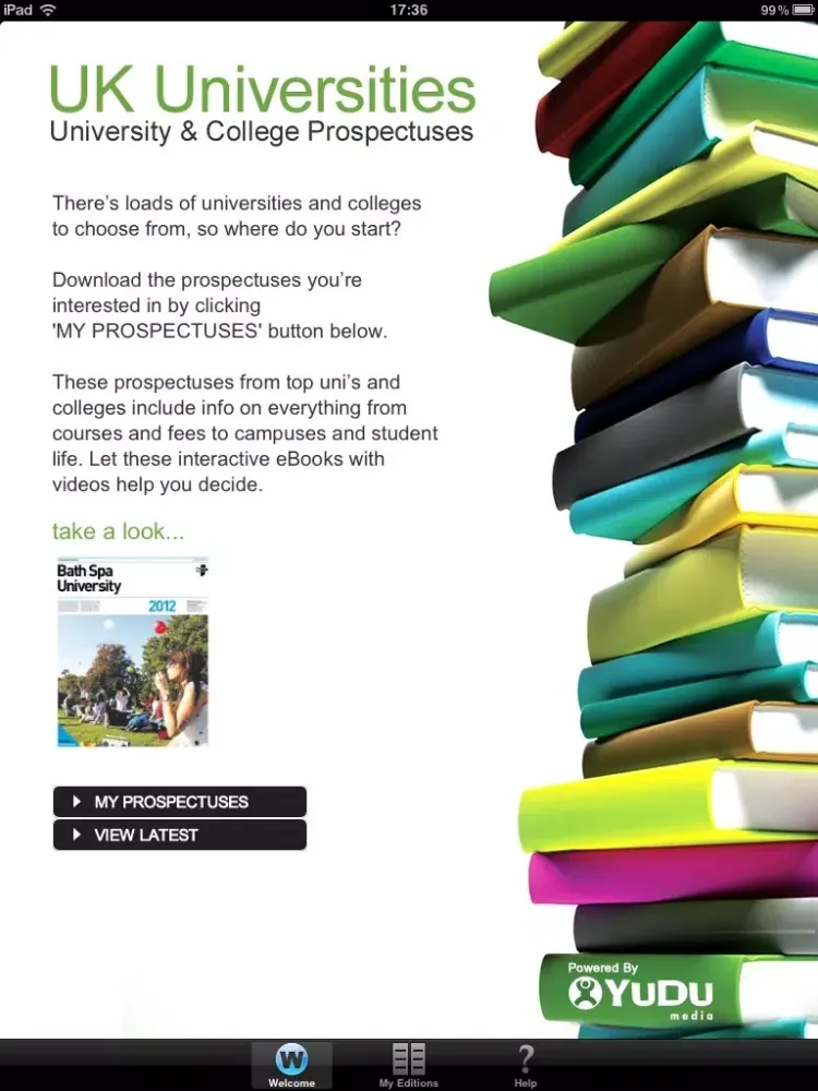 UK Universities iPad 应用截图