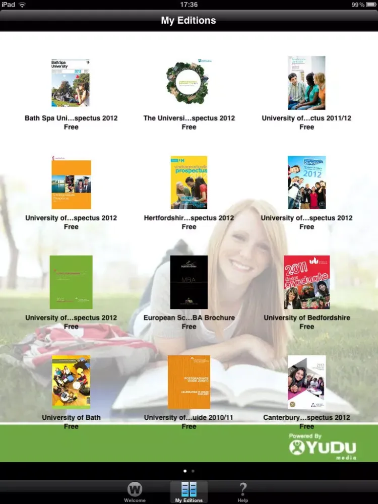 UK Universities iPad 应用截图