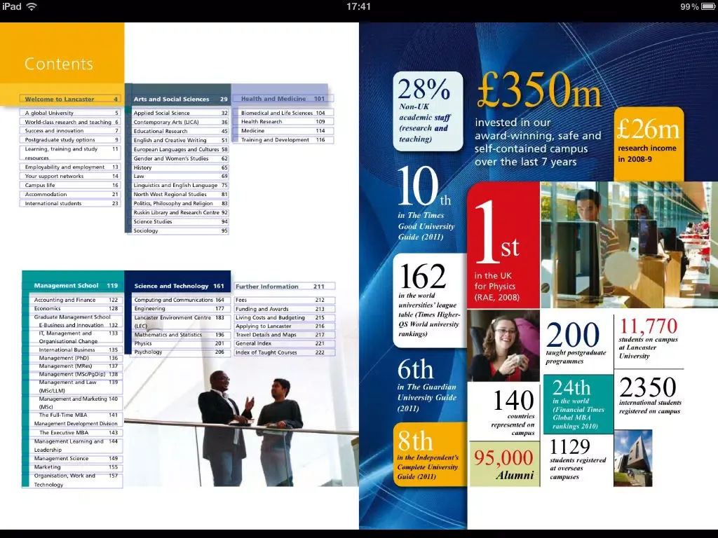 UK Universities iPad 应用截图