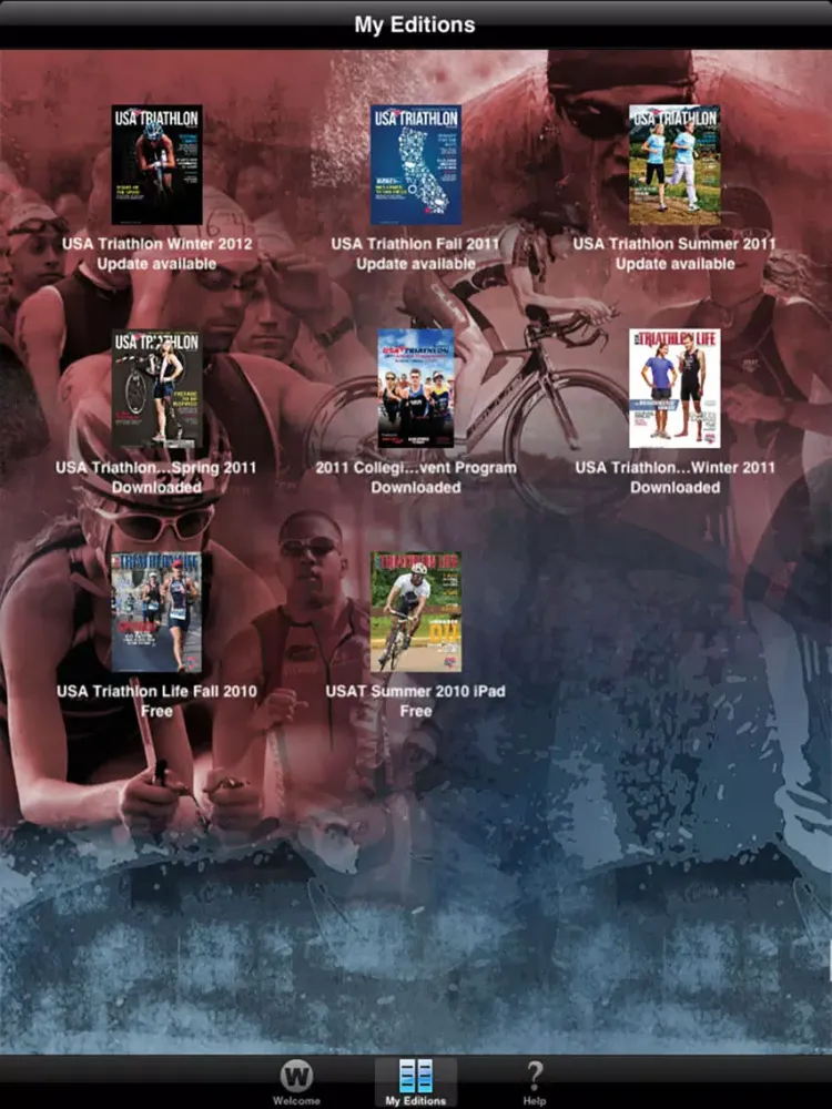 Capturas de pantalla de USA Triathlon iPad 