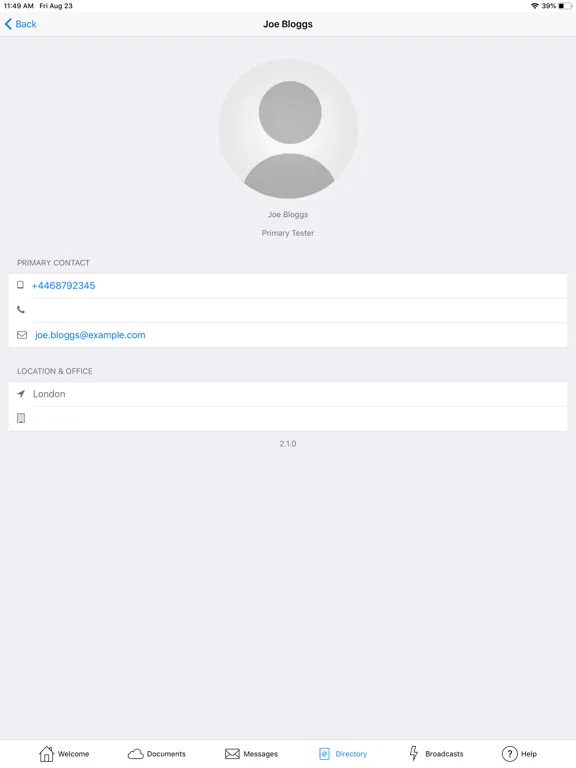 صور WESG Crisis Management App iPad 