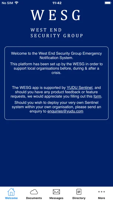 صور WESG Crisis Management App