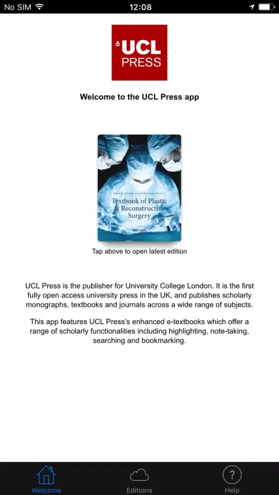 UCL Press スクリーンショット