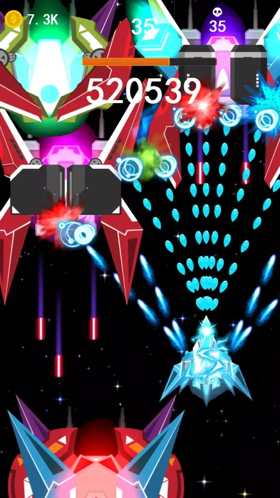 Ảnh chụp màn hình của Space war