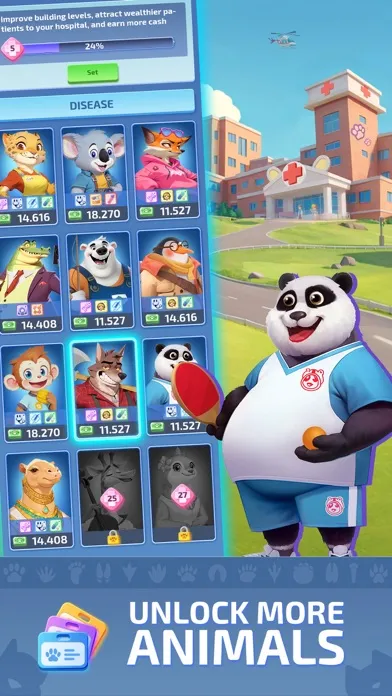 Idle Zoo Hospital-Tycoon Game سکرین شاٹس