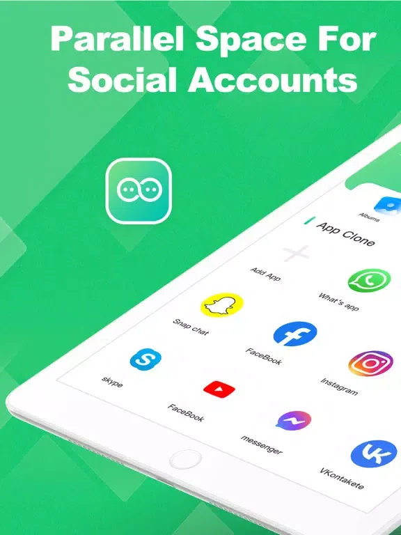 Tangkapan layar Clone App - App Cloner iPad 