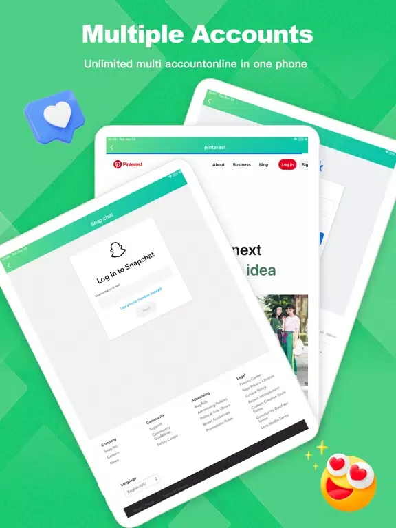 Tangkapan layar Clone App - App Cloner iPad 