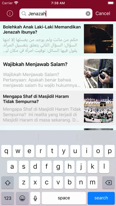ภาพหน้าจอของ Tanya Ustadz