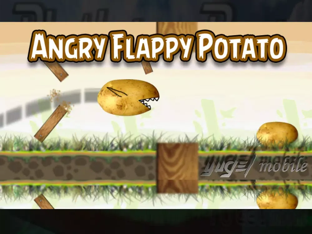 Tangkapan layar Angry Flappy Potato iPad 
