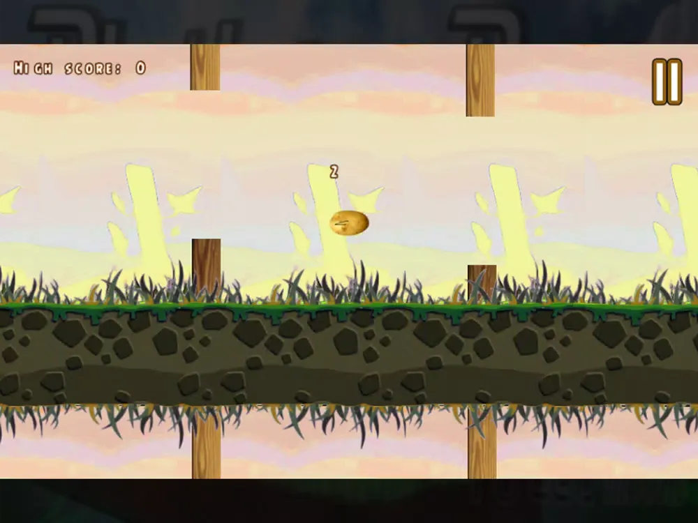 Tangkapan layar Angry Flappy Potato iPad 