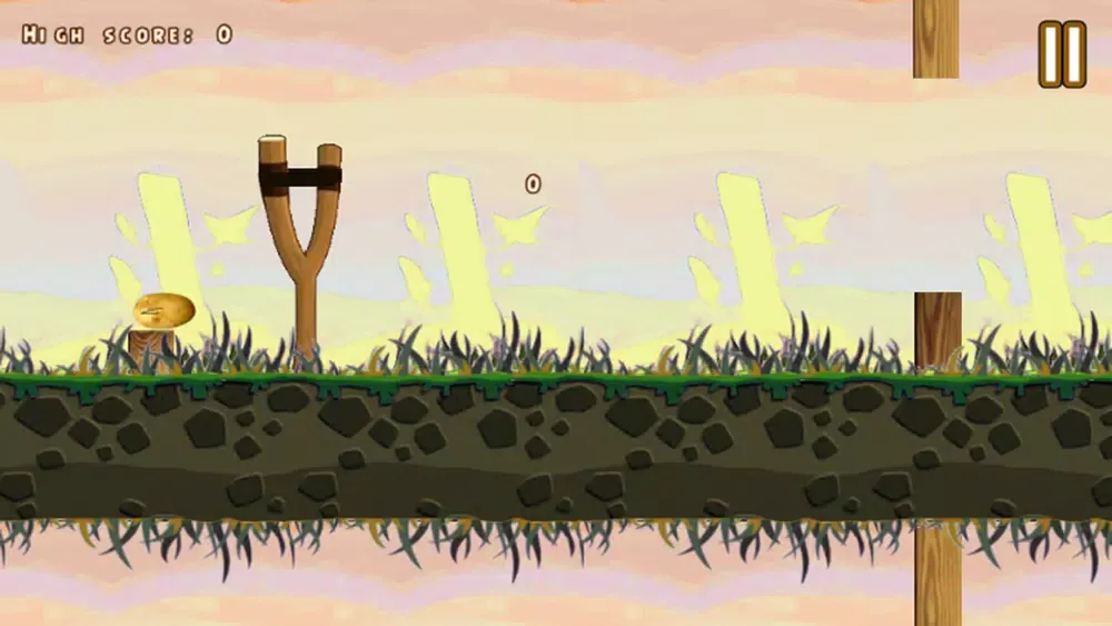 Tangkapan layar Angry Flappy Potato