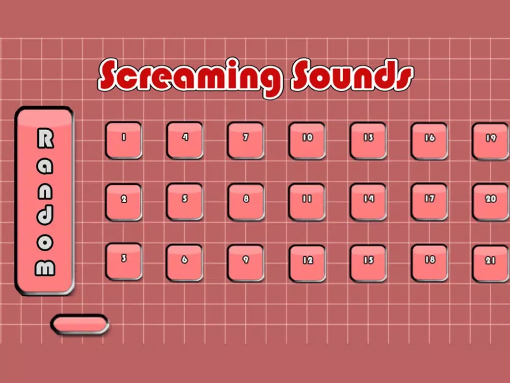 Tangkapan layar Screaming Sounds iPad 