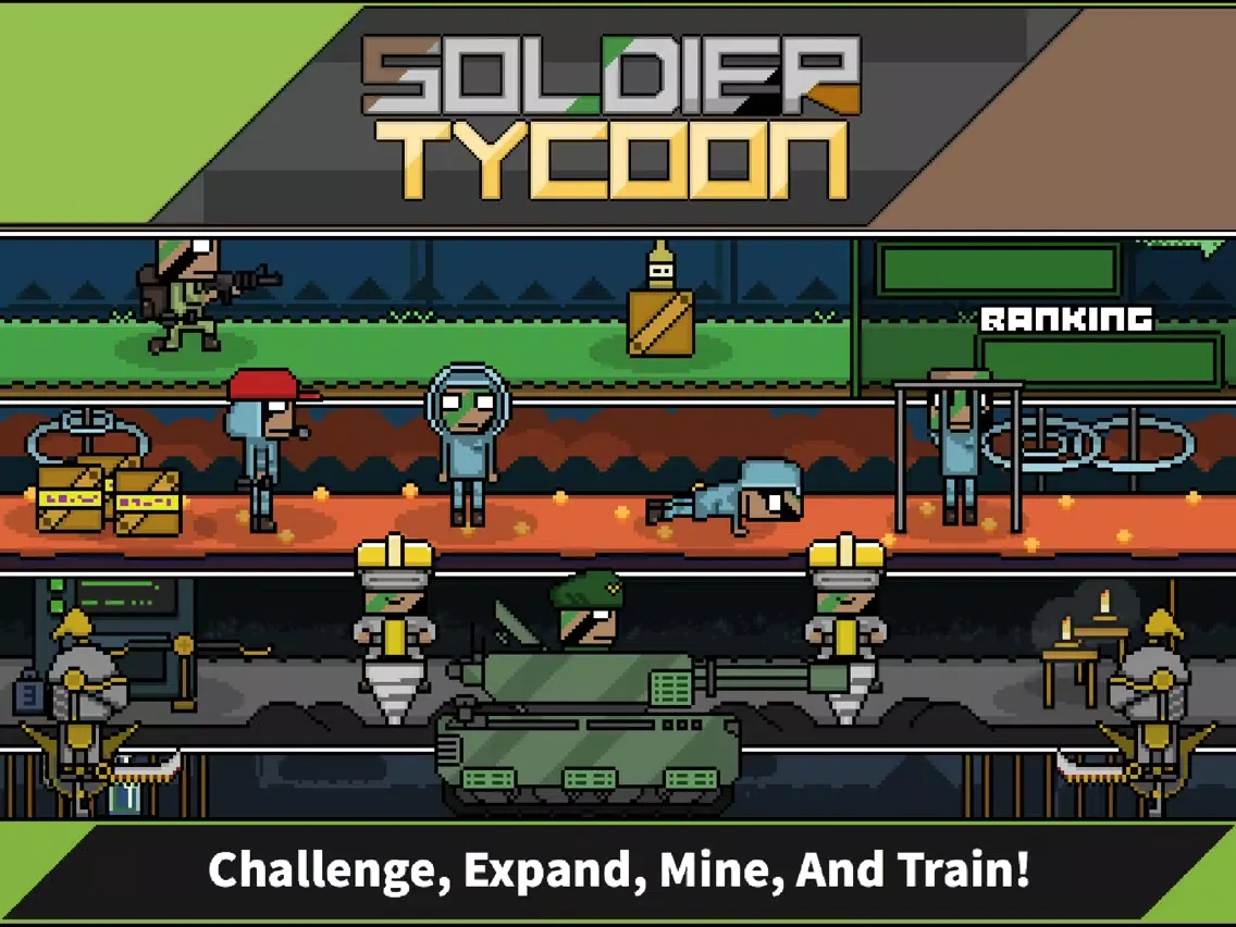 Soldier Tycoon : Idle Training iPad  Screenshots
