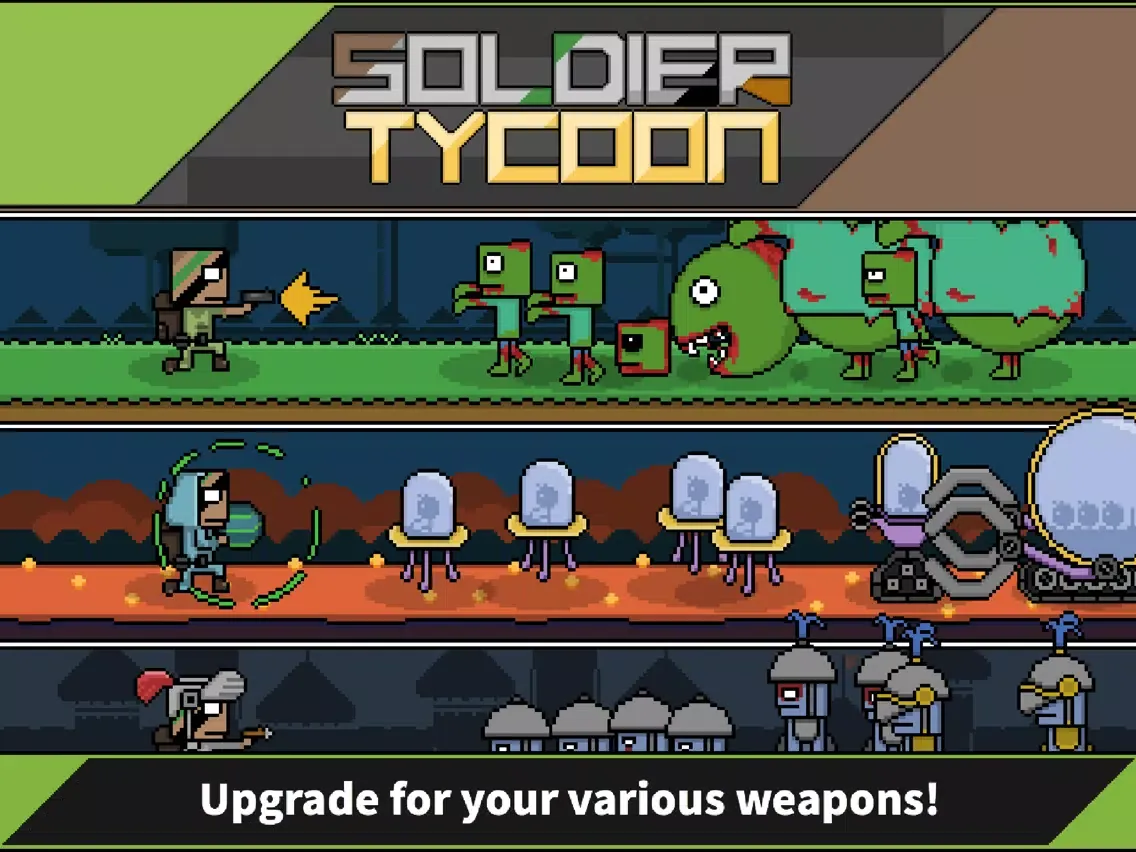 Soldier Tycoon : Idle Training iPad  Screenshots